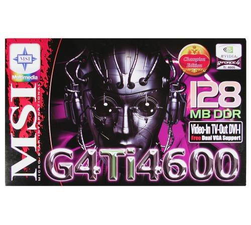 MSI MS-8872 (G4Ti4600-VTD) NVIDIA GeForce4 Ti 4600 128MB DDR + Video-In + DVI Main image MSI MS-8872 (G4Ti4600-VTD) NVIDIA GeForce4 Ti 4600 128MB DDR + Video-In + DVI - - Main image