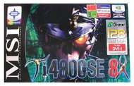 MSI MS-8900 (G4Ti4800SE-VTD8X) NVIDIA GeForce4 Ti4800SE 128MB DDR VIVO DVI