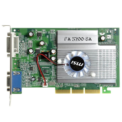 MSI FX5200-D256 - Graphics Card - Main image