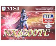 MSI MS-8991 (NX6200LE-TD128E) NVIDIA GeForce nx6200LE 128 MB DDR PCIe x16 DVI - Graphics Card