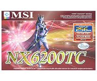 MSI MS-8991 (NX6200TC-TD128E) NVIDIA GeForce nx6200TC 128 (256) MB DDR PCIe x16 DVI - Grafická karta