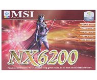 MSI MS-8981 (NX6200-TD128E) NVIDIA GeForce nx6200 128 MB DDR PCIe x16 DVI - Grafická karta