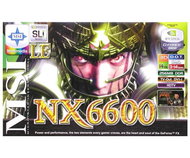 MSI MS-8981-110 (NX6600LE-TD256E) NVIDIA GeForce nx6600LE 256 MB DDR PCIe x16 DVI - Graphics Card