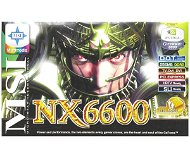 MSI MS-V041 (NX6600-TD256EH) NVIDIA GeForce nx6600 256 MB DDR2 PCIe x16 DVI - pasivní chladič! - Graphics Card