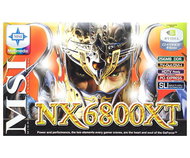 MSI MS-8954 (NX6800XT-TD256E) NVIDIA GeForce nx6800XT 256 MB DDR3 PCIe x16 SLi DVI - Graphics Card