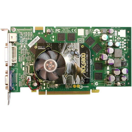 MSI MS-8984 (NX6800-TD256E) NVIDIA GeForce nx6800 256 MB DDR PCIe x16 SLi DVI - Graphics Card - Main image