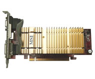 MSI NX7300-TD128EH, 128 (512) MB DDR2, NVIDIA GeForce 7300, PCIe x16, 64bit, DVI - Pasivní chlazení - Graphics Card