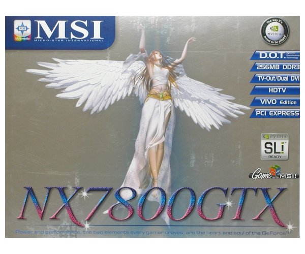 MSI MS V801 NX7800GTX VT2D256E NVIDIA GeForce nx7800GTX 256 MB