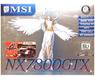 MSI MS-V801 (NX7800GTX-VT2D512E) NVIDIA GeForce nx7800GTX 512 MB DDR3 PCIe x16 SLi VIVO 2xDVI - Graphics Card