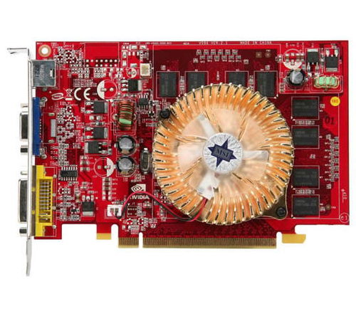 MSI NX8500GT-TD512E Fő fotó MSI NX8500GT-TD512E - Graphics Card - Fő fotó