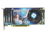 MSI NX8800GTS-T2D320E-HD - NVIDIA GeForce nx8800GTS 320 MB DDR3 PCIe x16 SLi 2xDVI - Graphics Card