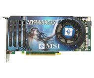 MSI NX8800GTS-T2D320E-HD-OC Over Clock Edition, 320 MB DDR3 (1700MHz), NVIDIA GeForce 8800GTS (575MH - Grafická karta
