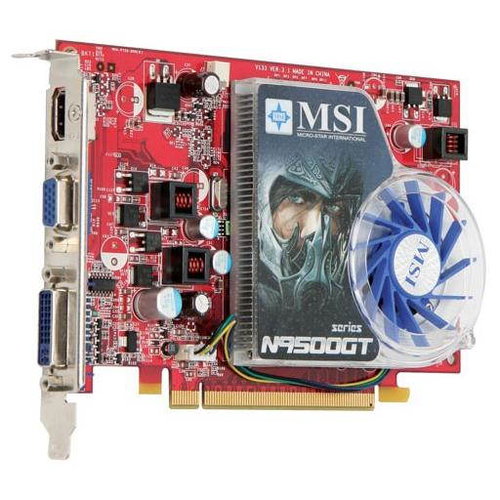 MSI N9500GT-MD512/D2 - Graphics Card - Fő fotó