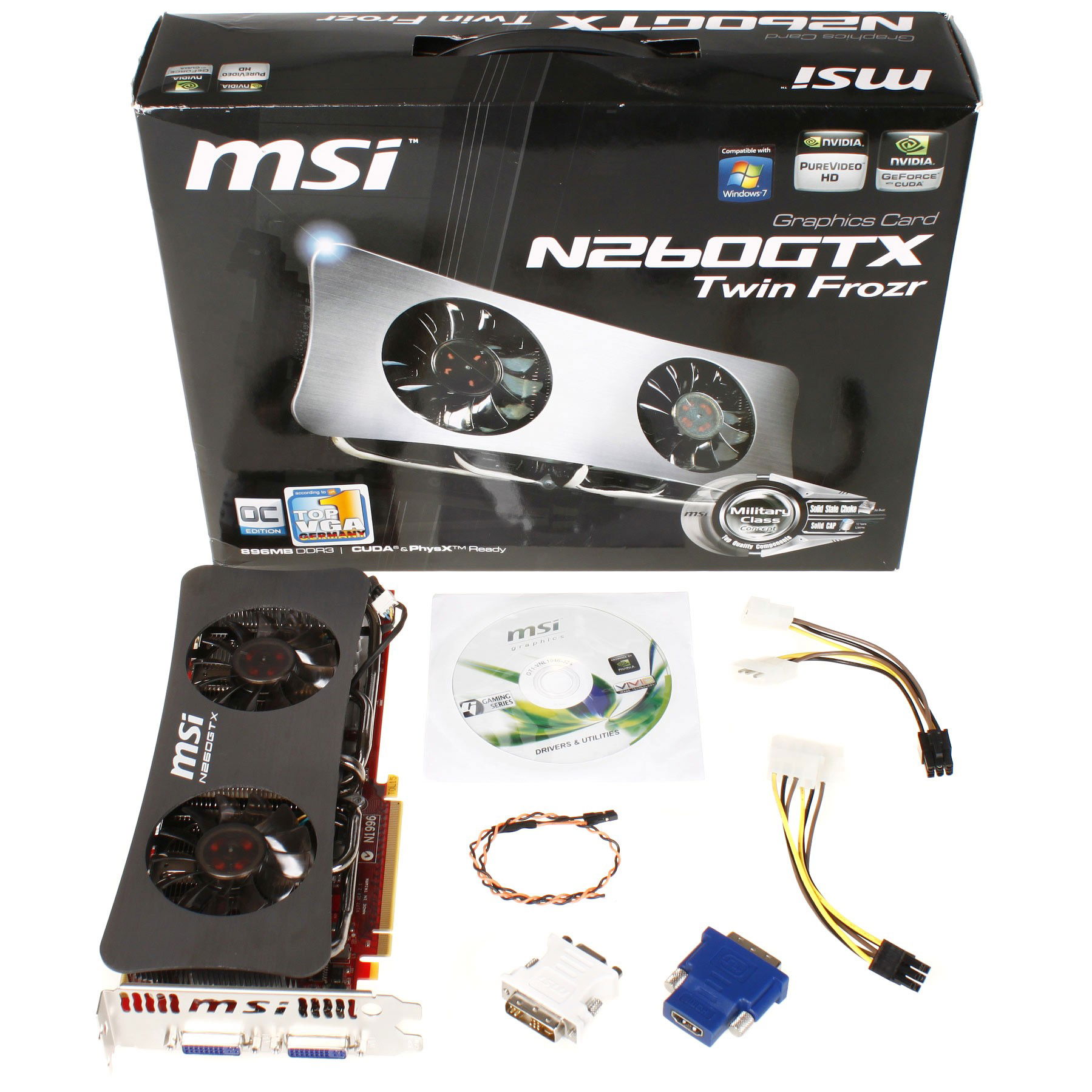 Msi gtx best sale 260 twin frozr