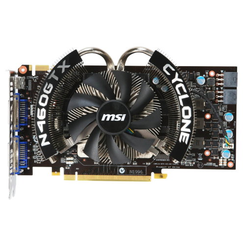 MSI N460GTX Cyclone 768D5/OC - Graphics Card - Main image