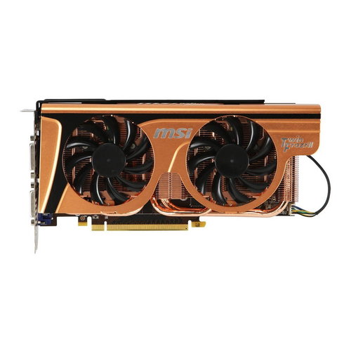 MSI N560GTX-Ti Twin Frozr II Golden Edition - Graphics Card - Main image
