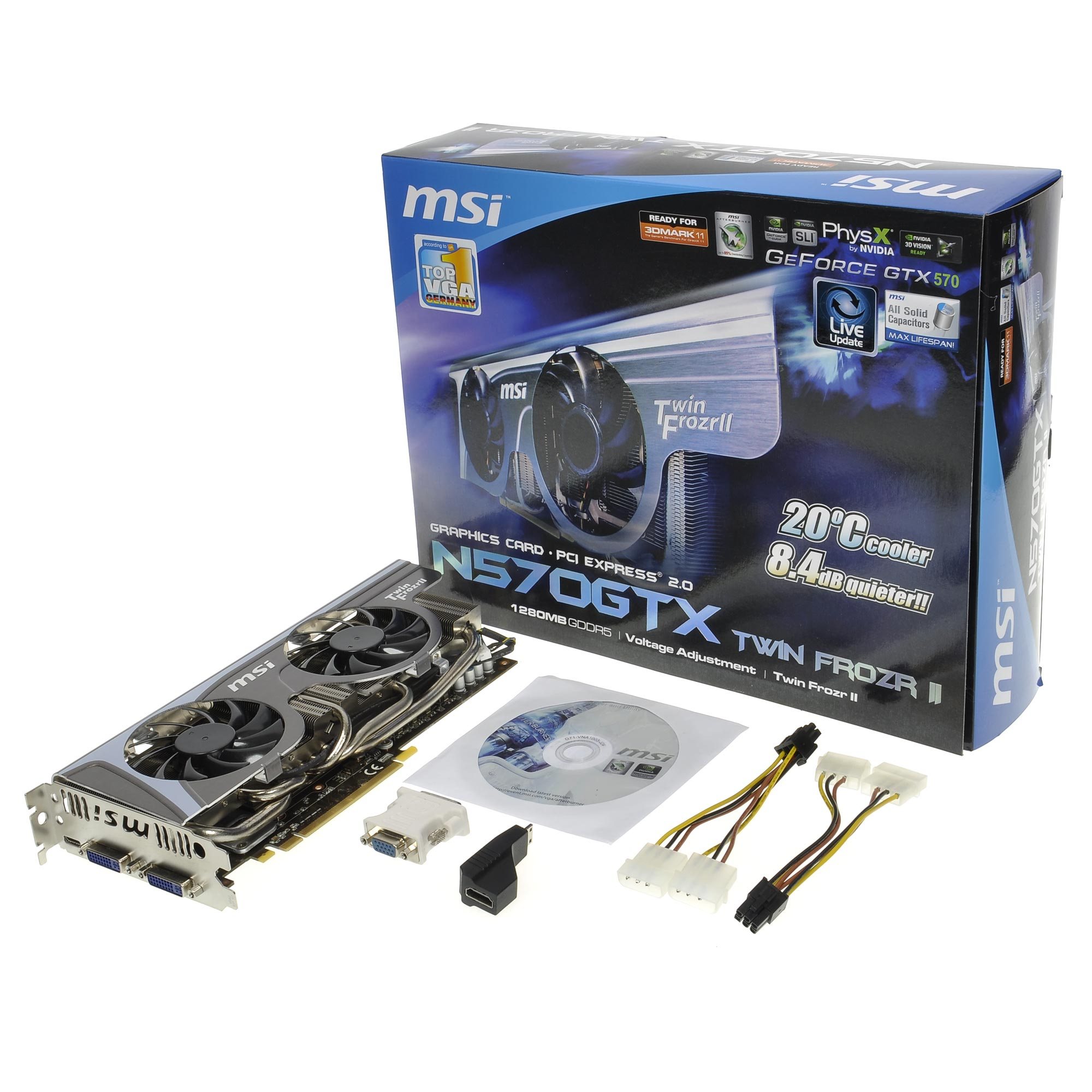 MSI N570GTX Twin Frozr II Graphics Card Alza.cz