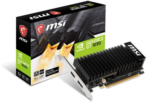MSI GeForce GT 1030 2GHD4 LP OC - Grafikkarte - Hauptbild