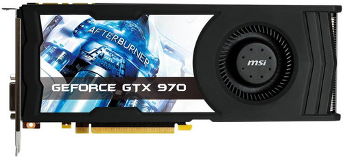 MSI GTX 970 4GD5 OC - Graphics Card - Main image