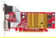 MSI MS-8940-01S (RX300SE-TD128E) ATI Radeon X300SE 128 MB DDR PCIe x16 DVI - Graphics Card