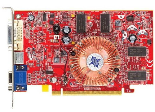 MSI MS-8964 (RX300-TD128E) ATI Radeon X300 128 MB DDR PCIe x16 DVI - Graphics Card - Main image
