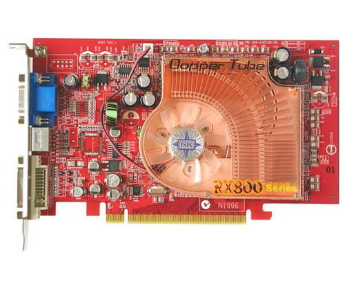 MSI MS-8997 (RX800-TD128E), ATI Radeon X800 128 MB DDR3 PCIe x16 DVI - Graphics Card - Main image
