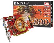MSI MS-8995-030 (RX800-TD256E), ATI Radeon X800 256 MB DDR3 PCIe x16 DVI - Grafická karta