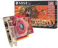 MSI MS-8980 (RX850Pro-VTD256E), ATI Radeon X850Pro 256 MB DDR3 PCIe x16 VIVO DVI - Graphics Card