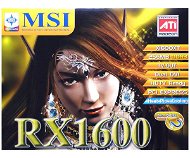MSI MS-V043 (RX1600XT-T2D256EZ) ATI Radeon 1600XT 256 MB DDR3 PCIe x16 DVI - pasivní chladič! - Graphics Card