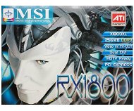 MSI MS-V803 (RX1800XL-VT2D256E) ATI Radeon 1800XL 256 MB DDR3 PCIe x16 CF VIVO 2xDVI - Graphics Card