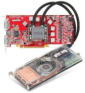MSI RX1950XTX-VT2D512E-WC - ATI Radeon 1950XTX 512 MB DDR4 PCIe x16 CF VIVO 2xDVI - vodní chlazení! - Graphics Card