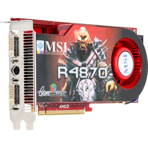 MSI R4870-T2D1G Main image MSI R4870-T2D1G - Graphics Card - Main image
