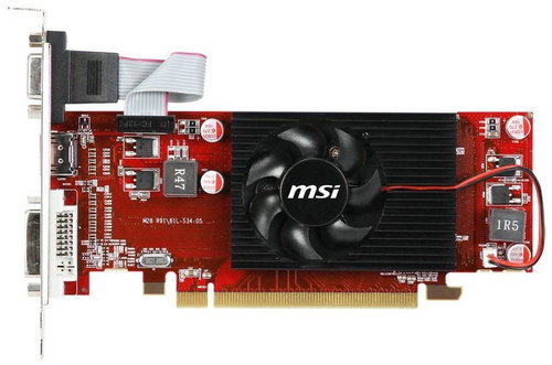 MSI R6450-MD2GD3/LP - Graphics Card - Main image