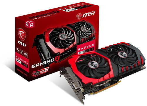 MSI Radeon RX 570 GAMING X 4G - Graphics Card - Main image