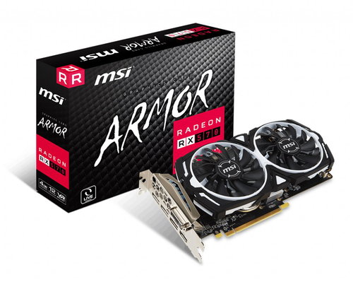 MSI Radeon RX 570 ARMOR 4G - Grafická karta - Main image