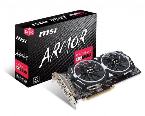 MSI Radeon RX 580 ARMOR 8G - Grafikkarte - Hauptbild