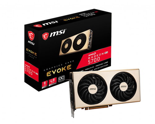 MSI Radeon RX 5700 EVOKE OC Hauptbild MSI Radeon RX 5700 EVOKE OC - Grafikkarte - Hauptbild