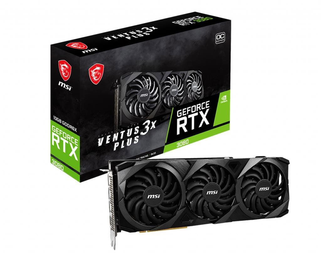 MSI GeForce RTX 3080 VENTUS 3X PLUS 10G OC LHR Grafická karta