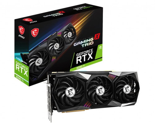 MSI GeForce RTX 3090 Ti GAMING X TRIO 24G - Graphics Card - Main image