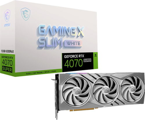 MSI GeForce RTX 4070 SUPER 12G GAMING X SLIM WHITE - Grafická karta - Hlavní obrázek