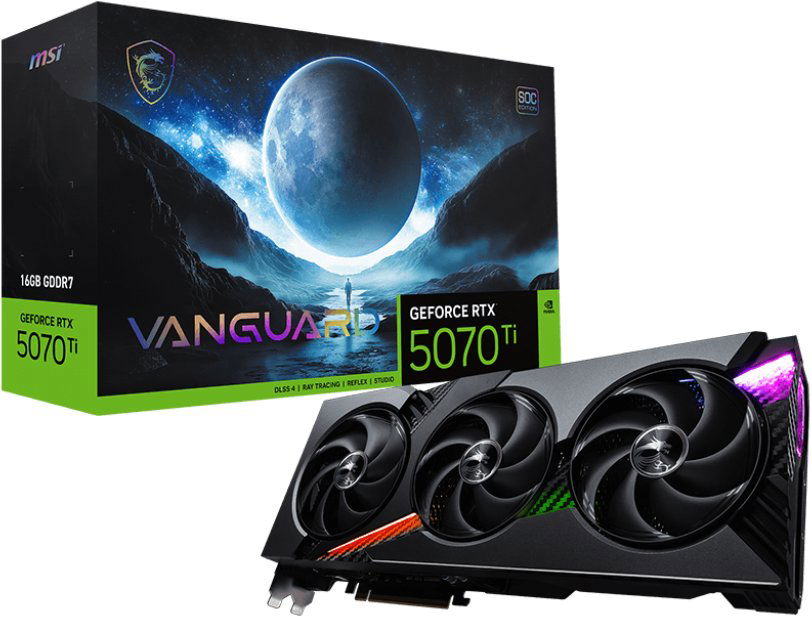 MSI RTX 5070 Ti 16G VANGUARD SOC