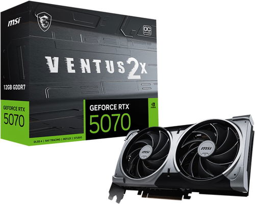 MSI GeForce RTX 5070 12G VENTUS 2X OC - Videókártya - Fő fotó