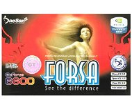 FORSA NVIDIA GeForce 6600GT, 128MB DDR3, PCIe x16 DVI - Graphics Card