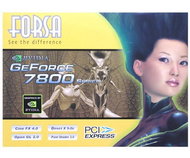 FORSA NVIDIA GeForce 7800GT, 256MB DDR3, PCIe x16 SLi VIVO DVI - Graphics Card