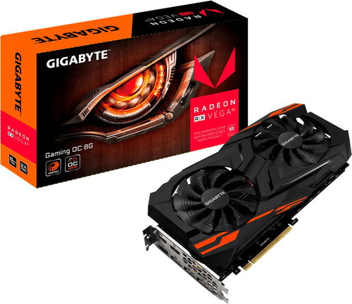 GIGABYTE RX VEGA 56 GAMING OC 8G - Graphics Card - Main image