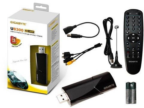 GIGABYTE GT-U8300 Main image GIGABYTE GT-U8300 - External USB Tuner - Main image
