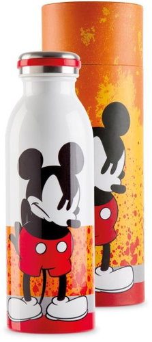 Disney: Mickey - stainless steel thermos, orange - Children's Thermos - Main image