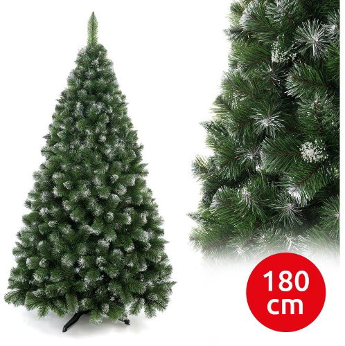 ELMA Christmas tree - pine, dark green with white ends, 180 × 100 cm - Christmas Tree - Main image