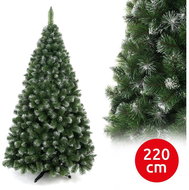 ELMA Christmas tree - pine, dark green with white ends, 220 × 124 cm - Christmas Tree