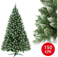 Donoci Christmas tree 150 × 105 cm pine, conical shape, white ends - Christmas Tree